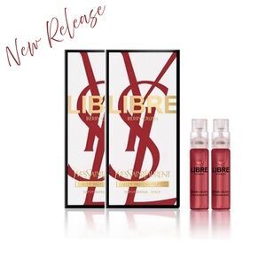 YVES SAINT LAURENT Libre Berry Crush Eau de Parfum Samples (2) .04 oz ea. NEW